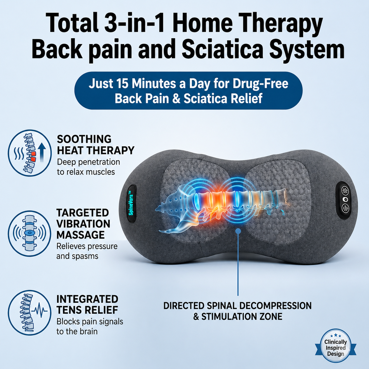 SpineVora™ Triple Relief Pro