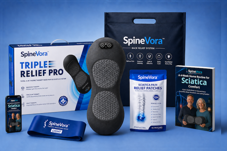 SpineVora Triple Relief Pro back massager