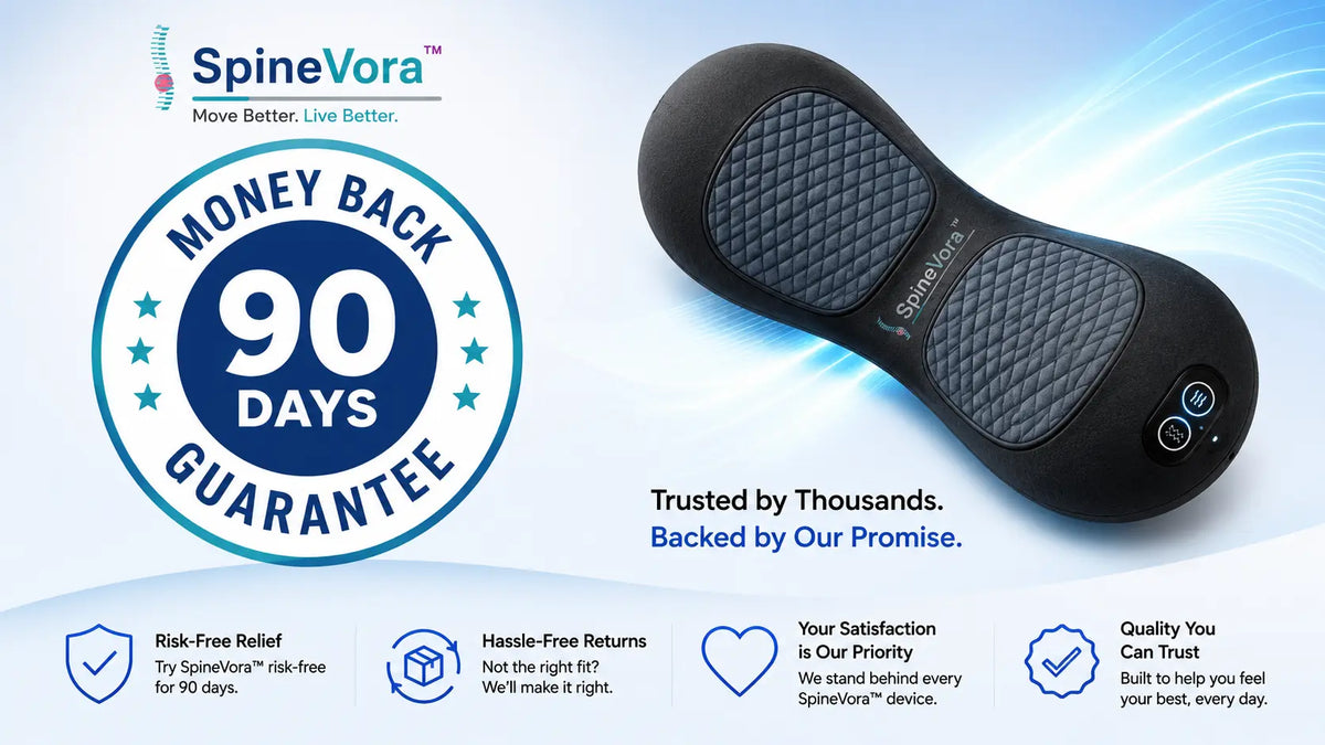 SpineVora Triple Relief Pro back comfort device